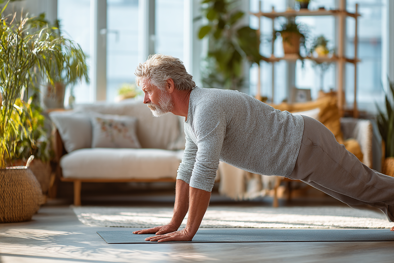 Інтер'єр студії йоги з атмосферою спокою